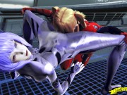 Rei Ayanami and Asuka Langley 3D SFM HENTAI 14/16