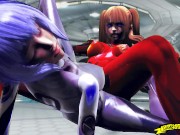 Rei Ayanami and Asuka Langley 3D SFM HENTAI 6/16