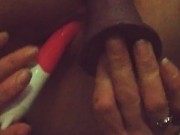 Close up dripping pussy and pulsating asshole... 6/16