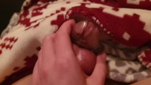 Teasing hubby in his chastity cage