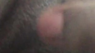 Ebony Milf finds a sec to touch her pussy