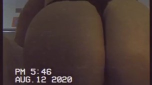 BBW College Teen Rides Dildo