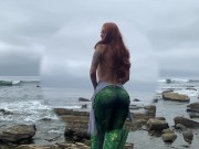 Mera Craves Cock - sea goddess sucks cock on the beach 11/16