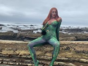 Mera Craves Cock - sea goddess sucks cock on the beach 6/16