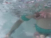 Horny Hot Tub Mermaid Pleasures Her Pussy With a Glass Dildo 11/16