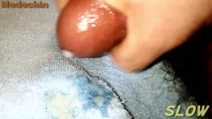 Lotion masturbation PREMATURE EJACULATION! with countdown timer