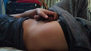 Gay horny doing hand job in a room/ gay asian