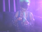 Just blowing clouds and looking cute 2/16