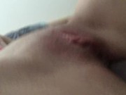 HUGE BLACK BIG DICK STRETCHES ASS - HARD BUTT FUCK AND ANAL CREAMPIE CUM