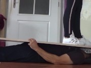 aggressive stomping on a slave part 2 - adidas 4/16