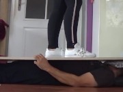 aggressive stomping on a slave part 2 - adidas 6/16