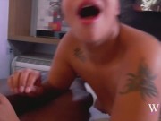 Super Thick Spanish Mami Bianca gets submissive for her boss's cock 13/16