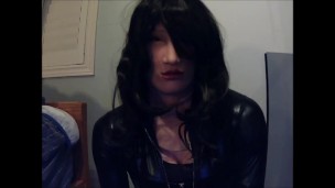 Anine and May in black Pt4! Double gloving while in double female masks!