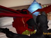 Furry Hentai 3D Yiff - Dark Wolf & Red Dragon Hard Sex 3/16