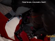 Furry Hentai 3D Yiff - Dark Wolf & Red Dragon Hard Sex 4/16