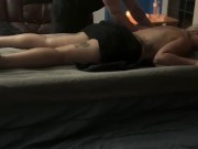 Milf gets in home erotic massage she will never forget. 5/16