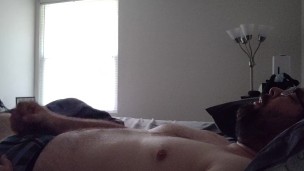 Having A Quick Morning Jerk And Cum