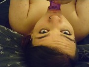 Teaser of "dildo boobjob fetish + masturbation" 