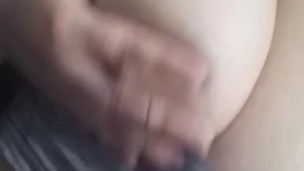 Playing with my nipples 