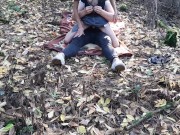 Вышла на прогулку в лес и увидела, как пара лесби трахается. Сняла их на скрытую камеру 5/16