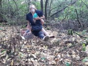 Вышла на прогулку в лес и увидела, как пара лесби трахается. Сняла их на скрытую камеру 9/16