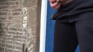 Soft DICK JERK OFF ** Metal Cock Ring ON **