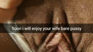 In a few minutes a stranger will cum in your wife's unprotected pussy ..[Cuckold. Snapchat]