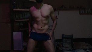 Mushroom King does a super hot sexy dance and showing off his muscles and ass