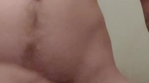Solo male masturbation and cum + moaning