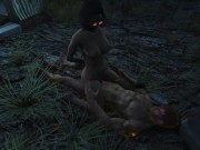 The guy is literally on fire from sex, fucking 3 girls in turn | Porno Game 3d 13/16