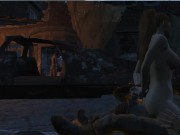 The guy is literally on fire from sex, fucking 3 girls in turn | Porno Game 3d 16/16