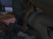 The guy is literally on fire from sex, fucking 3 girls in turn | Porno Game 3d 6/16