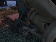 The guy is literally on fire from sex, fucking 3 girls in turn | Porno Game 3d 7/16