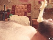 Женское доминирование, жена принесла подарки от любовников своему рабу-куколду 15/16