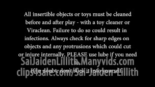 Pain Doll Pussy Agony Instructions (Teaser) - SaiJaidenLillith Solo