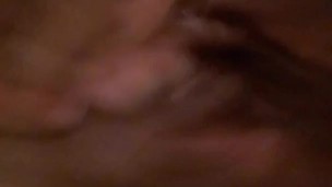 Creamy pussy rub and squirt after shower