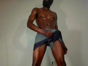 Hot guy Talks dirty I've been thinking about fucking you with this Morning Wood! Huge cumload! 1/16