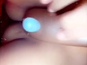 Playing with my toy 
