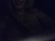 In The Car Naked Teasing This Hot Guy! 1/16