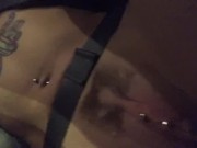 In The Car Naked Teasing This Hot Guy! 14/16