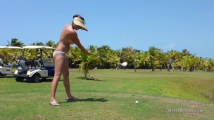 Topless Golfing with Nyssa Nevers
