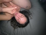 cheating wife deepthroats big dick and gets facial 5/16