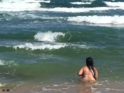 Showing my plugged ass and pissing in public !!! 2/16