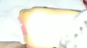 Masturbating alone