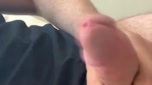 Stroking my Avg pretty cock