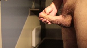 Massive Cumshot Cum Fountain Thick Hard White Cock