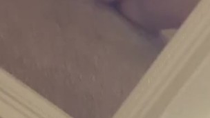Mirror masturbating