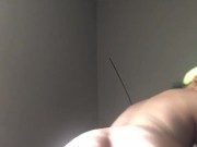 Light skin ebony twerking before she robs a bank  8/16