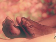 AVL#1 Nylon Footjob and Handjob \ VINTAGE
