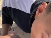 BBC SUCKED ON THE BEACH  1/16